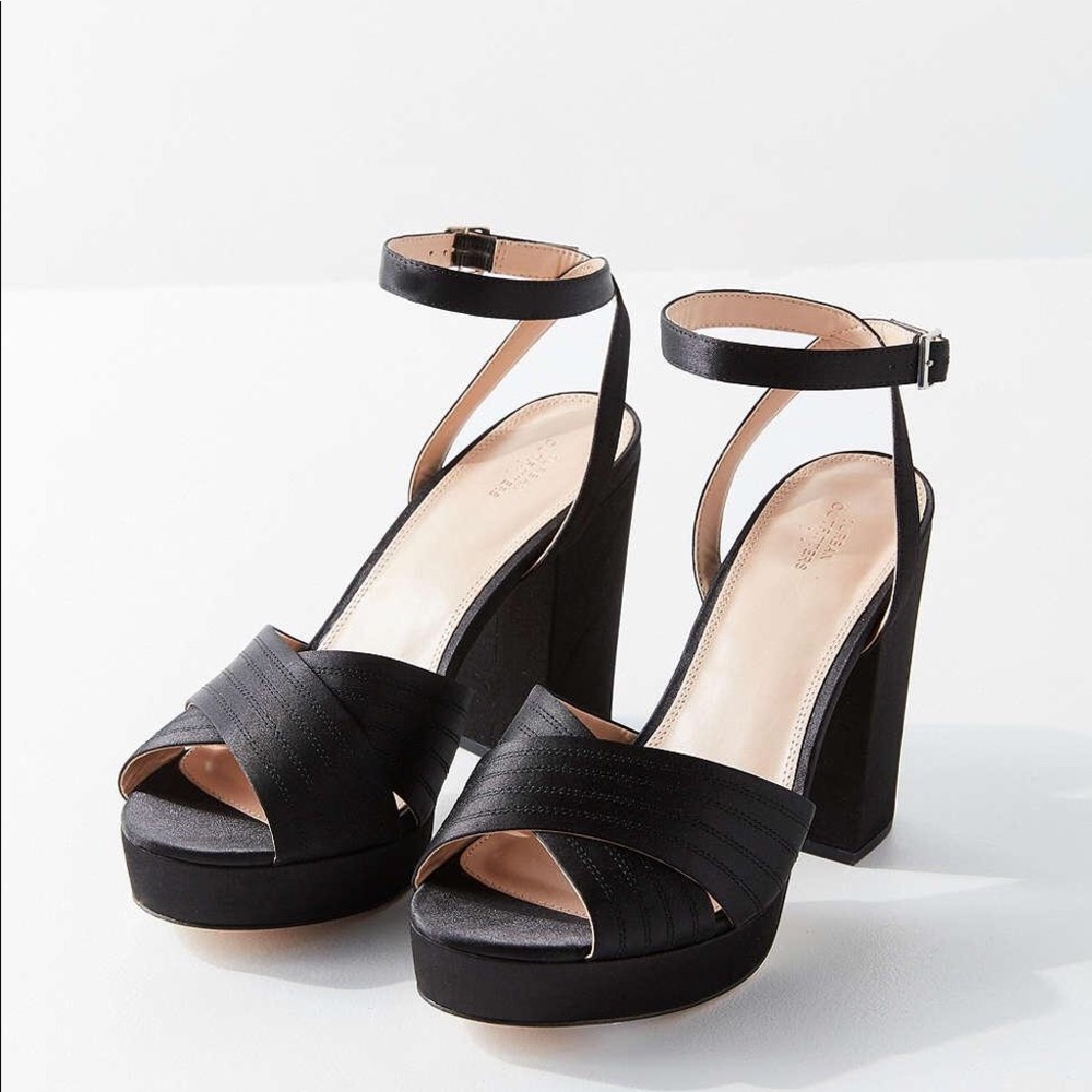 Urban Outfitters Viv Cross-strap Platform Heels